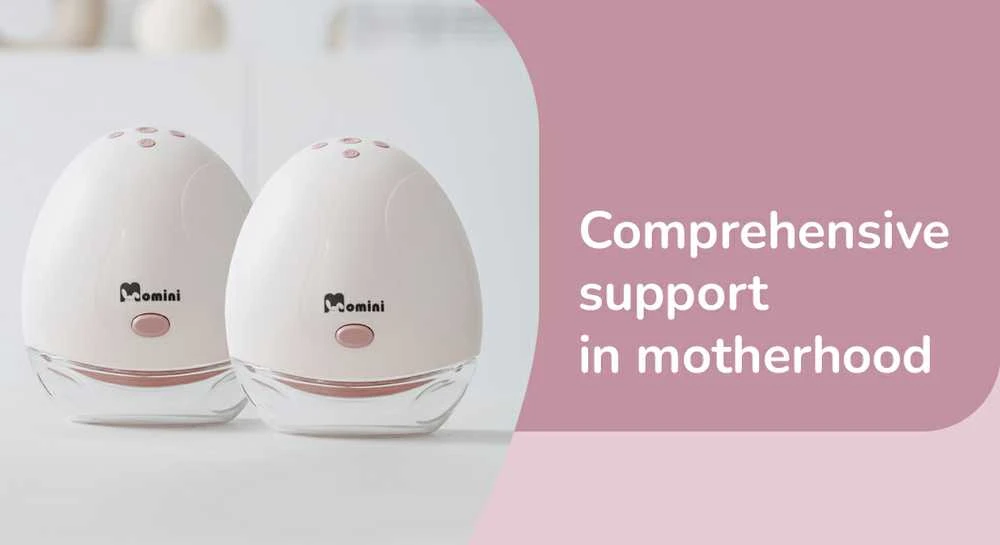 „Momini Double HandsFree“ belaidis elektrinis Pientraukis „TwinHarmony“