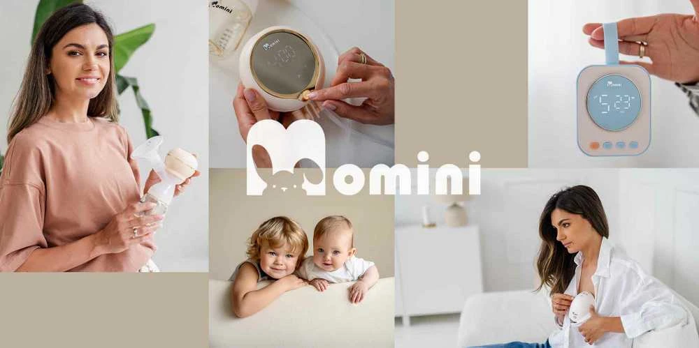 „Momini Double HandsFree“ belaidis elektrinis Pientraukis „TwinHarmony“