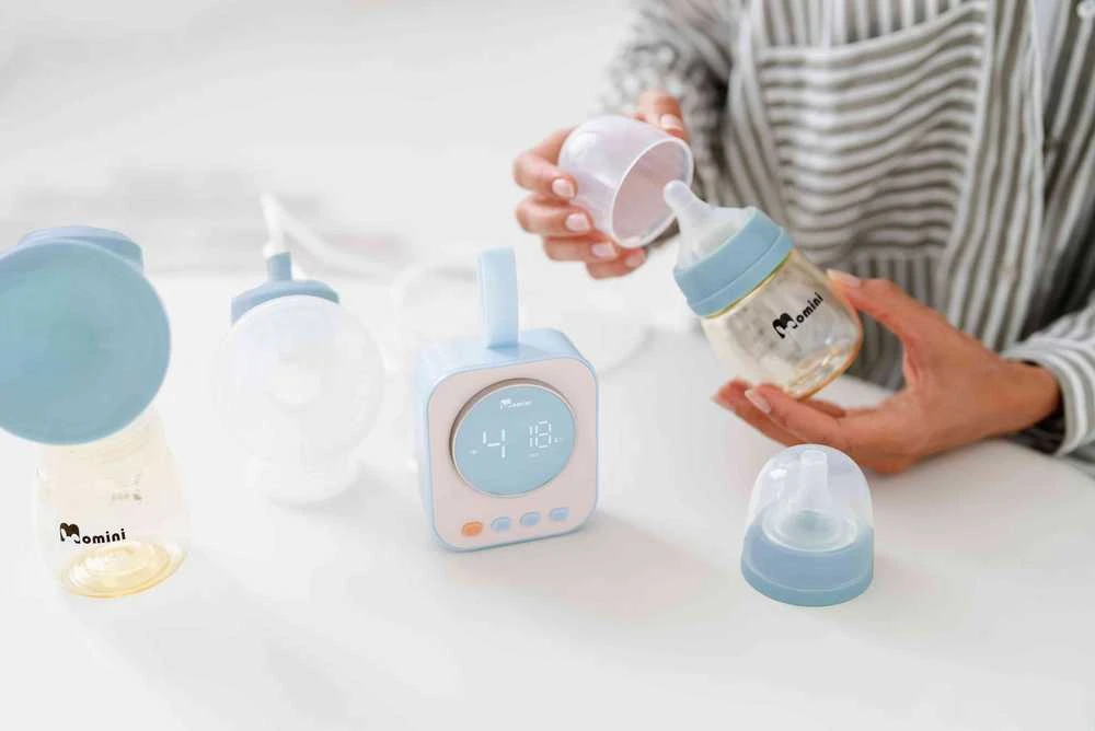 „Momini Double HandsFree“ belaidis elektrinis Pientraukis „TwinHarmony“