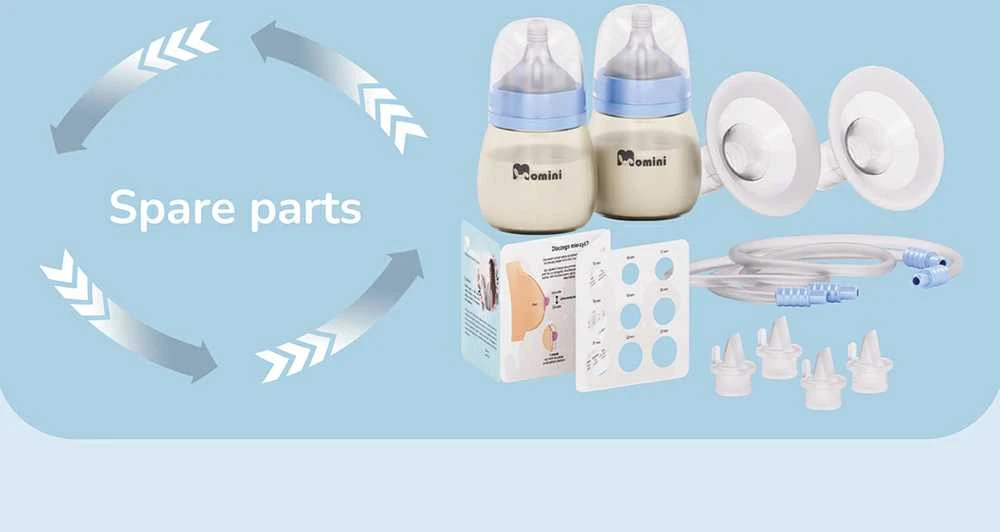 Momini TwinPump dvigubas belaidis elektrinis pientraukis