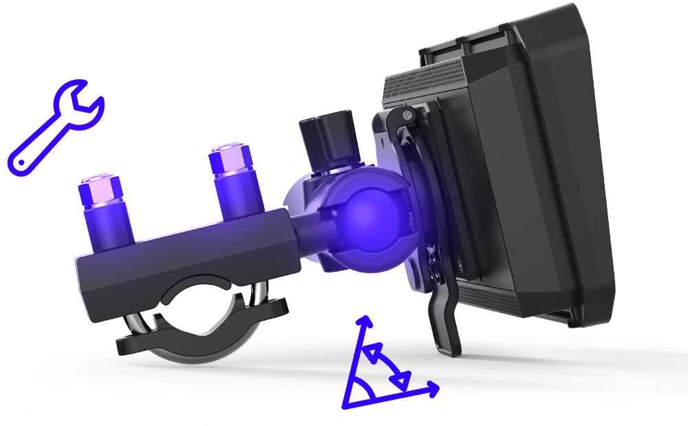 Automagnetola Baltan Nexadio MB100 multimedia motociklui