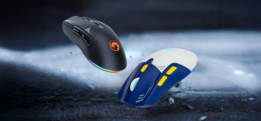 Marvo M803W BK Duke 20 V2 belaidė žaidimų pelė | Juoda