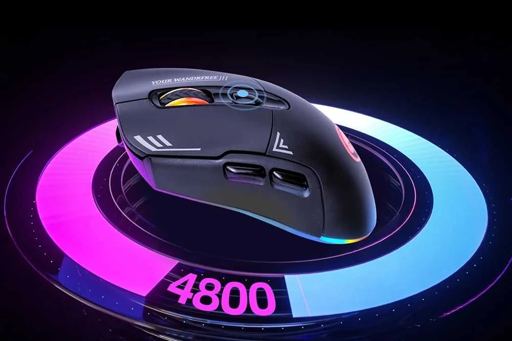Marvo M803W BK Duke 20 V2 belaidė žaidimų pelė | Juoda