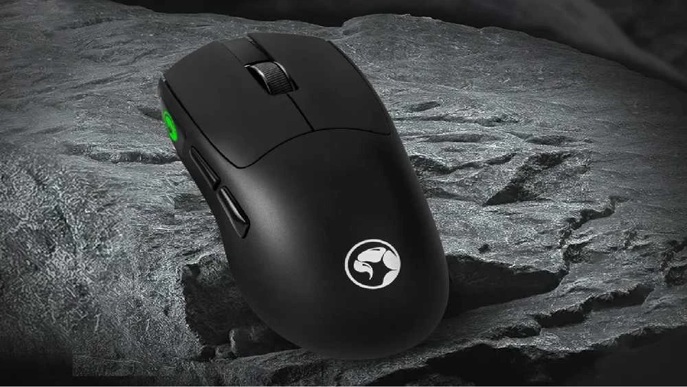 MARVO Niro 320 G867W Belaidė Pelė | BT, 2.4G | 8000 DPI | Juoda