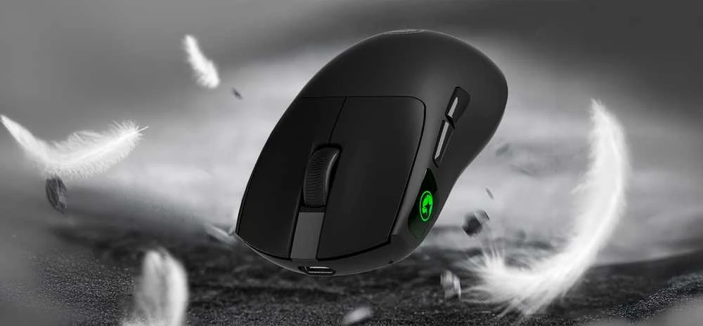 MARVO Niro 320 G867W Belaidė Pelė | BT, 2.4G | 8000 DPI | Juoda