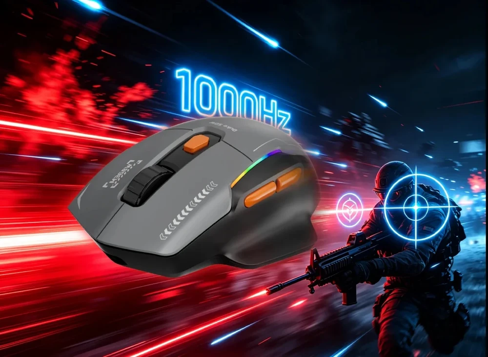 Marvo M368W BK Duke 50W belaidė žaidimų pelė
