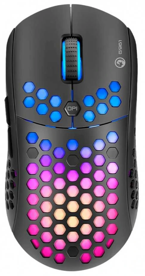 Marvo G961 RGB juoda pelė su laidu | 12000 DPI