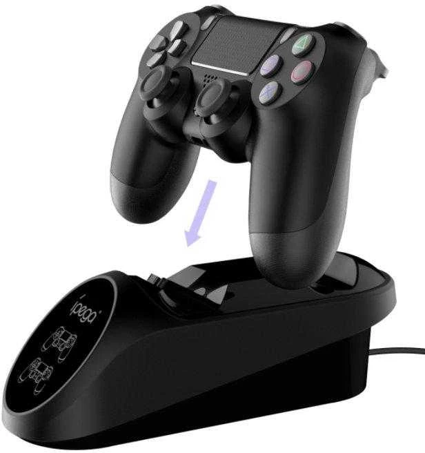 Ipega Dualshock 4 įkrovimo stotelė EXT port