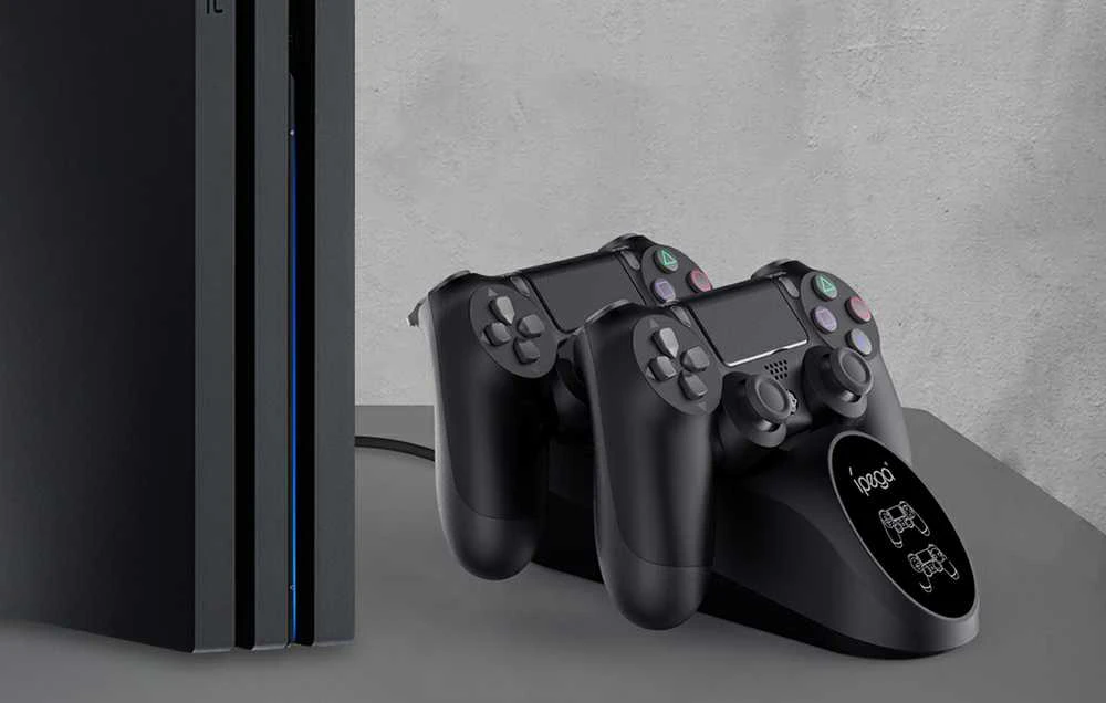 Ipega Dualshock 4 įkrovimo stotelė EXT port