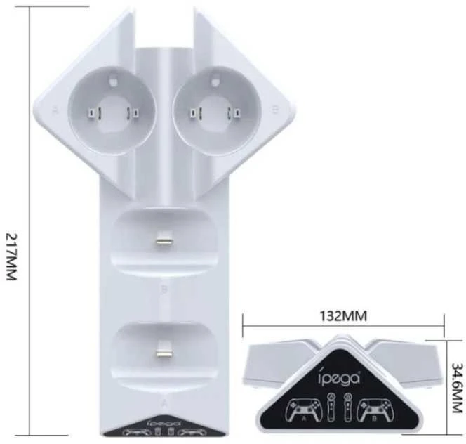 PS5 konsolės įkrovimo stotelė iPega PG-P5011