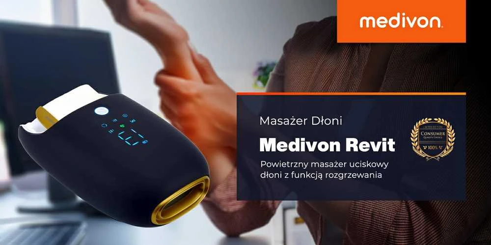 Rankų ir riešų masažuoklis Medivon Revit Hand
