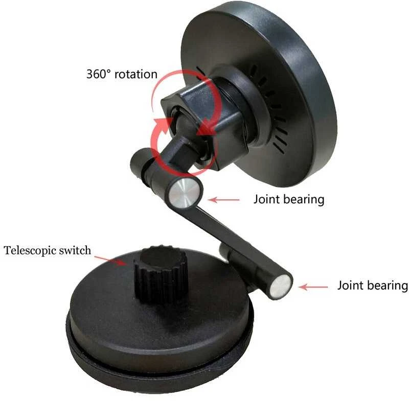 Remax Topt automobilinis laikiklis LE-07 magnetinis, stick-on base to dashboard