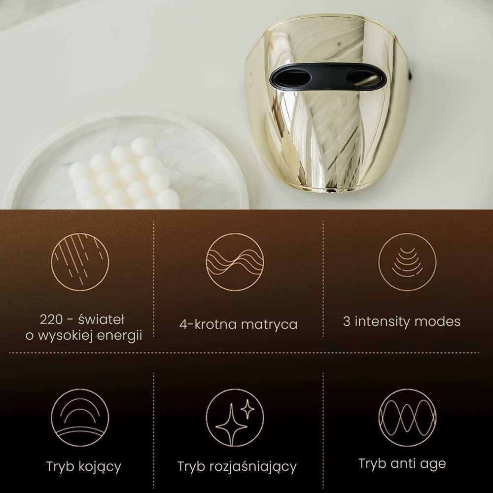 Fotonų terapijos laukė Beautifly Aura Gold LED