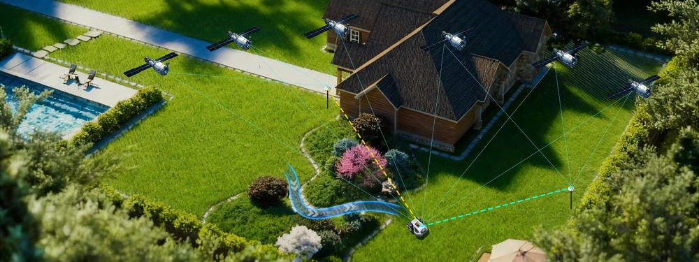 Belaidis vejos robotas ANTHBOT M5 su RTK + AI navigacija, iki 500 m²