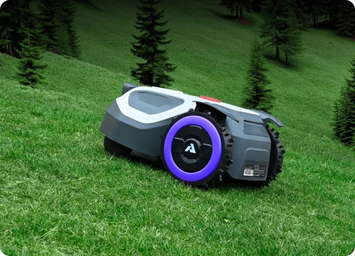 Belaidis vejos robotas ANTHBOT M9 su RTK + AI navigacija, iki 1000 m²