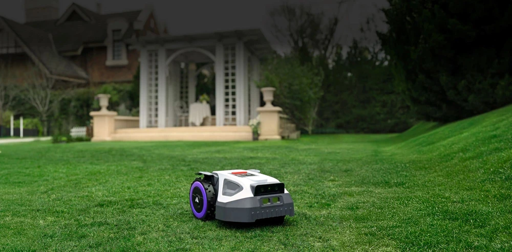 Belaidis vejos robotas ANTHBOT M9 su RTK + AI navigacija, iki 1000 m²
