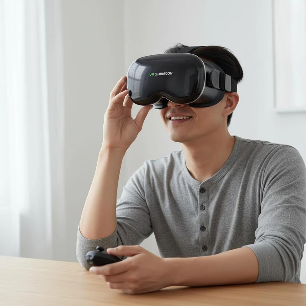 Virt. realybės akiniai Shinecon VR18 + B01 valdiklis
