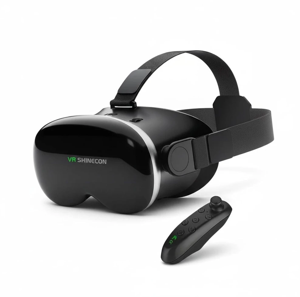 Virt. realybės akiniai Shinecon VR18 + B01 valdiklis
