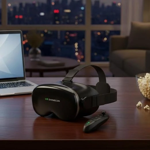 Virt. realybės akiniai Shinecon VR18 + B03 valdiklis