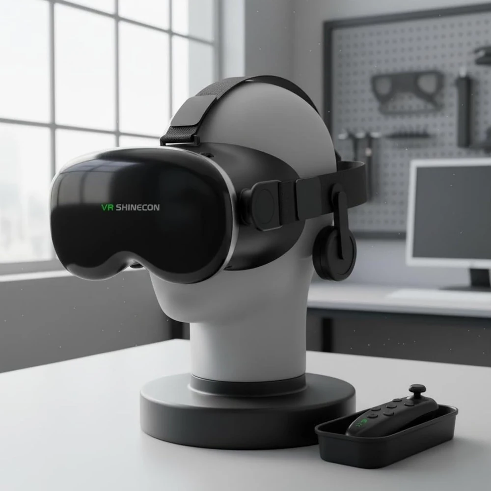 Virt. realybės akiniai Shinecon VR18 + B03 valdiklis
