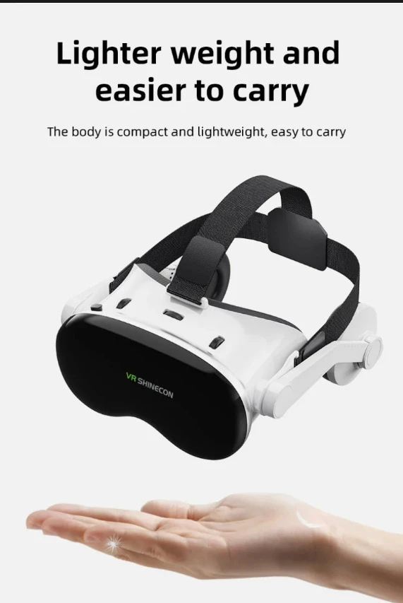 Virt. realybės akiniai Shinecon VR18E + B01 valdiklis