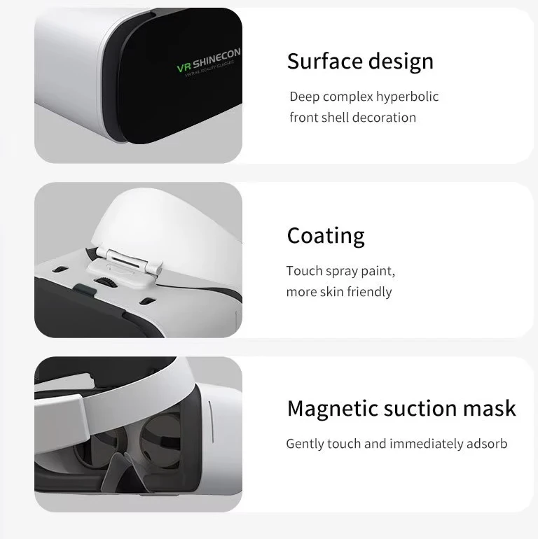 Virt. realybės akiniai Shinecon VR19