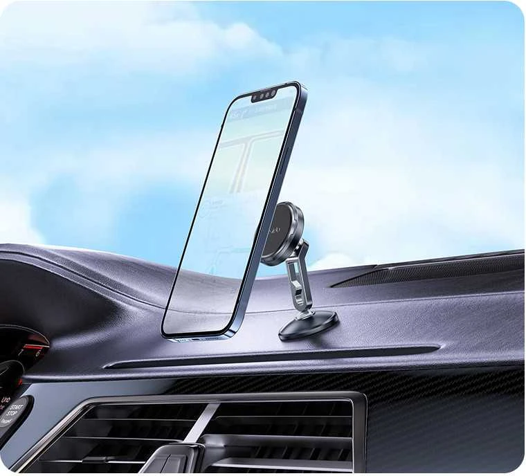 Yesido magnetinis automobilinis telefono laikiklis C210 to dashboard juodos spalvos