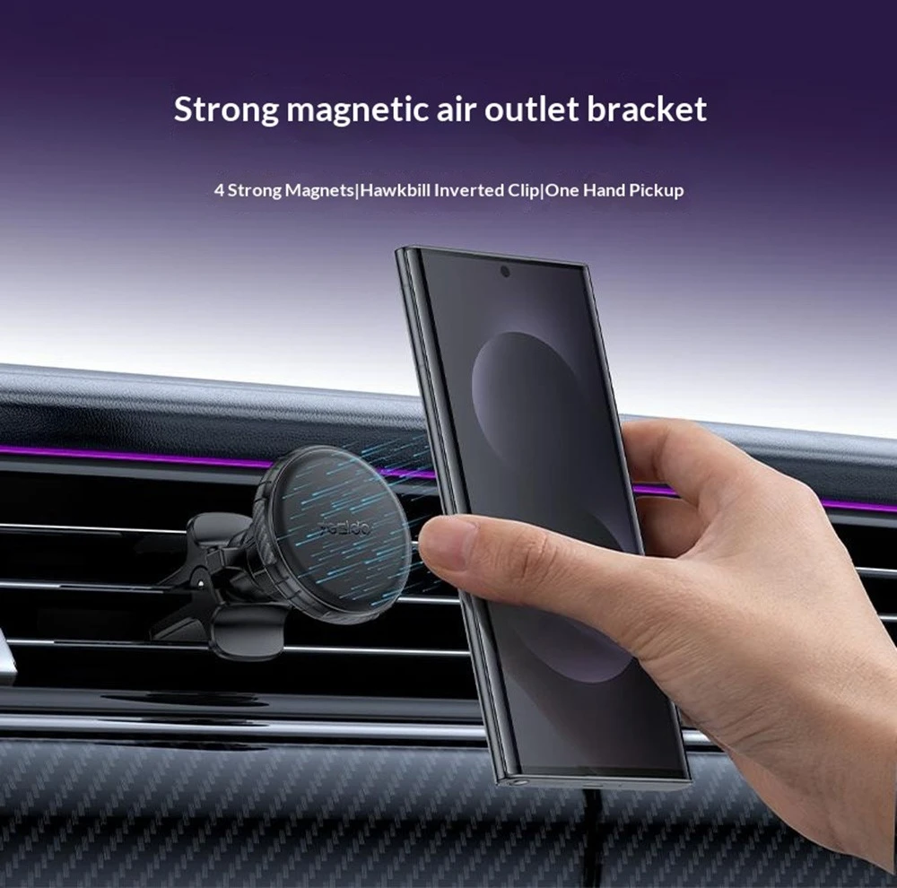 Yesido C234 magnetinis telefono laikiklis į groteles