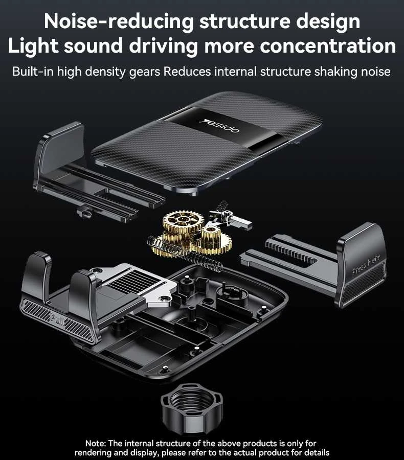 Yesido automobilinis laikiklis C251 į air vent juodos spalvos