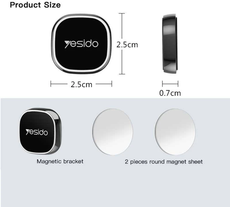 Yesido C81 magnetinis telefono laikiklis