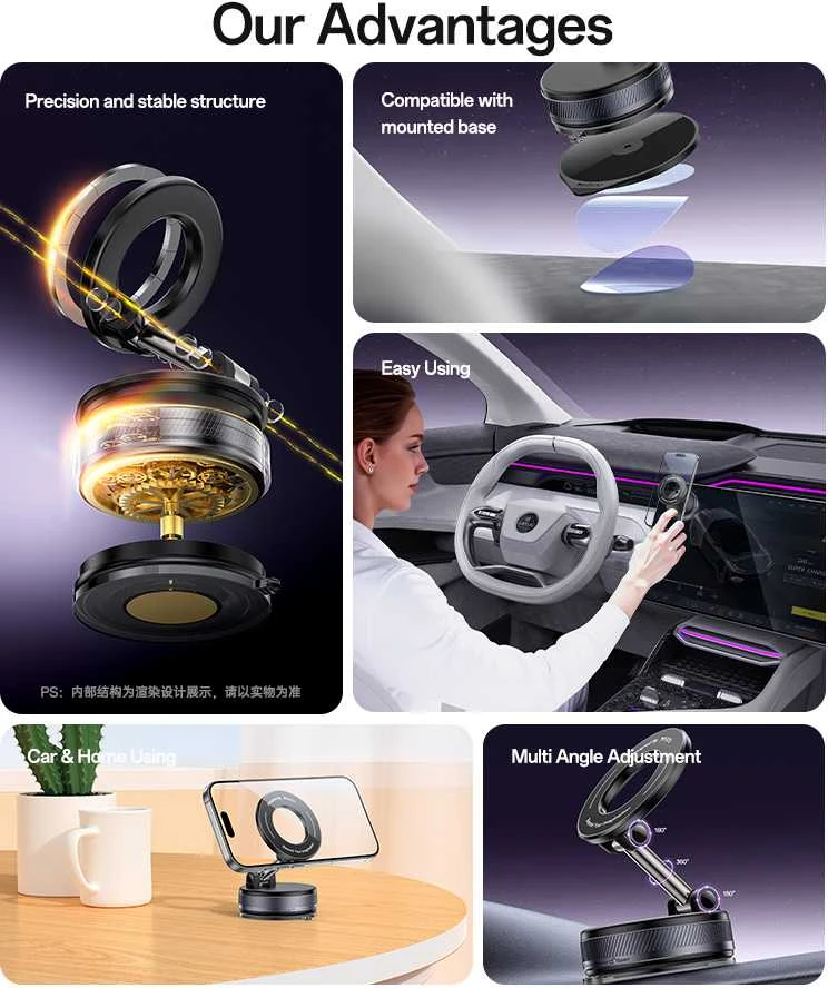 Yesido Vacuum Magsafe C228 tel. laikiklis
