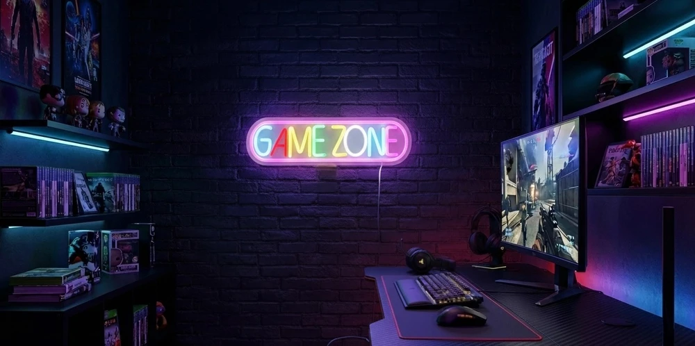 Pakabinamas šviestuvas Marvo Xenon 40T LED Neon lempa (pakabinama ant sienos) | 42 cm