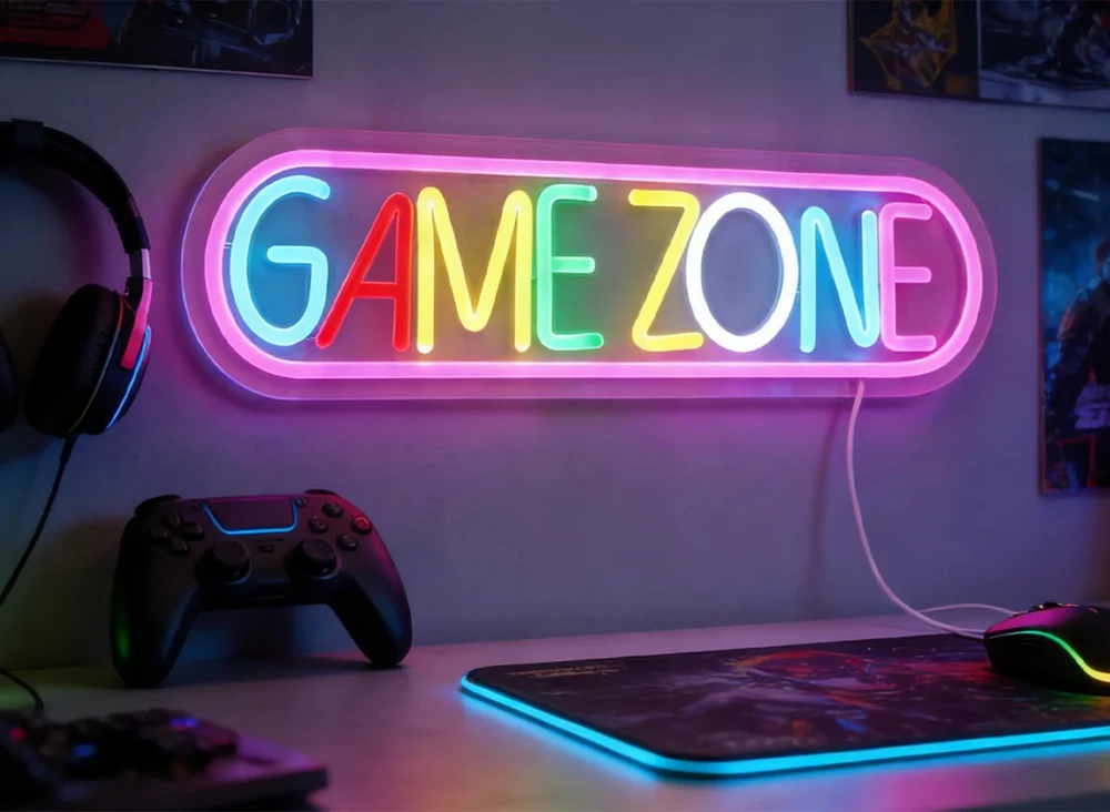 Pakabinamas šviestuvas Marvo Xenon 40T LED Neon lempa (pakabinama ant sienos) | 42 cm