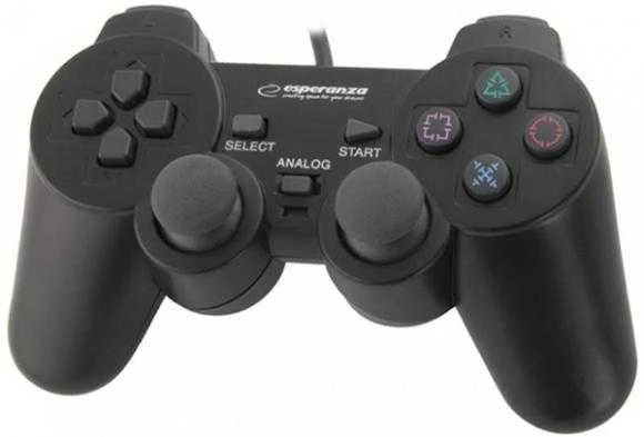 Bevielis ŽAIDIMŲ PULTAS SU VIBRACIJOMIS ESPERANZA EGG108K GLADIATOR PC / PS3
