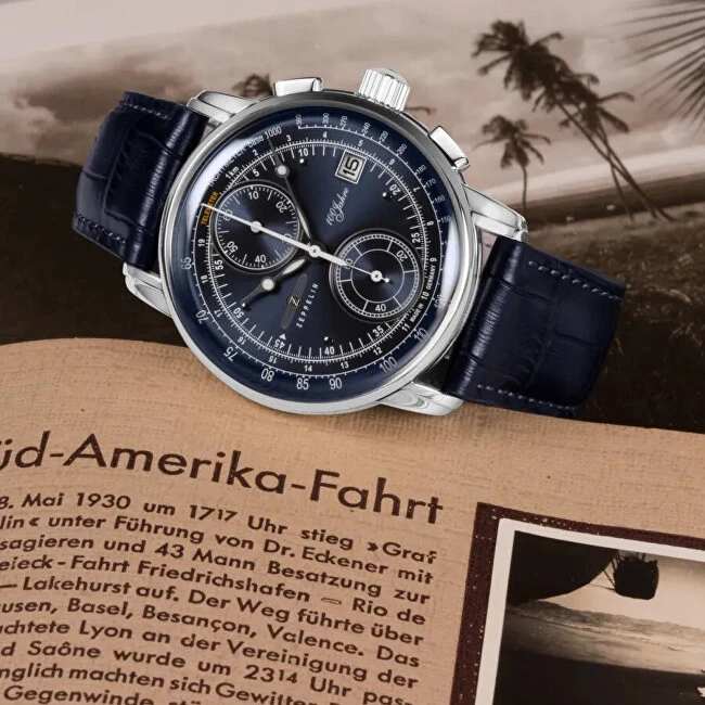 Laikrodis Zeppelin 100 Jahre 8670-3 Chronograph