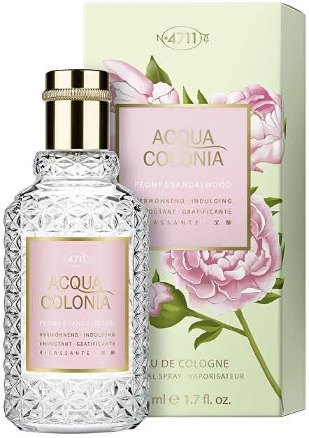4711 Acqua Colonia Peony & Sandalwood EDC odekolonas moterims, 100 ml