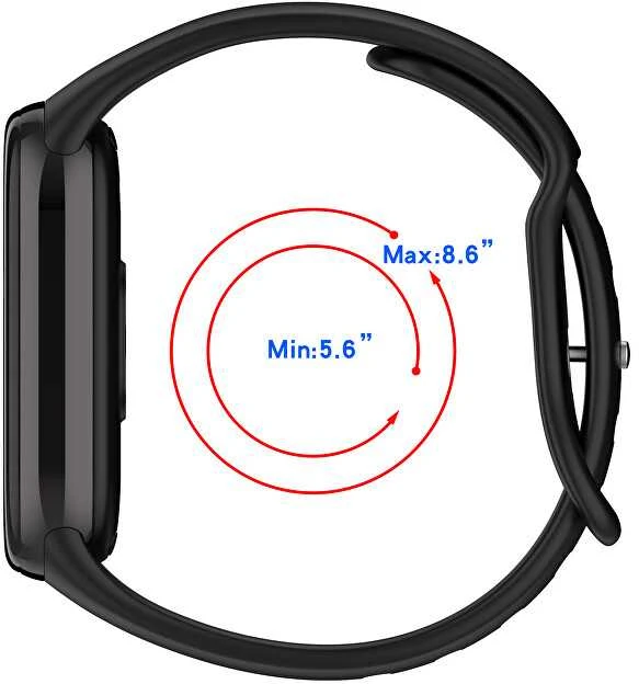 4Wrist Silikoninis dirželis „Xiaomi 9“ ir „8“ – kreminis