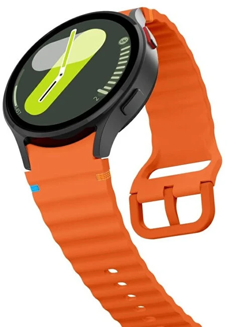 4Wrist Silikoninis dirželis, skirtas „Samsung Galaxy Watch 7“ – oranžinis