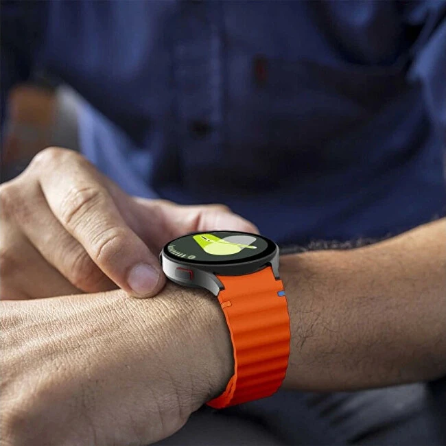 4Wrist Silikoninis dirželis, skirtas „Samsung Galaxy Watch 7“ – oranžinis