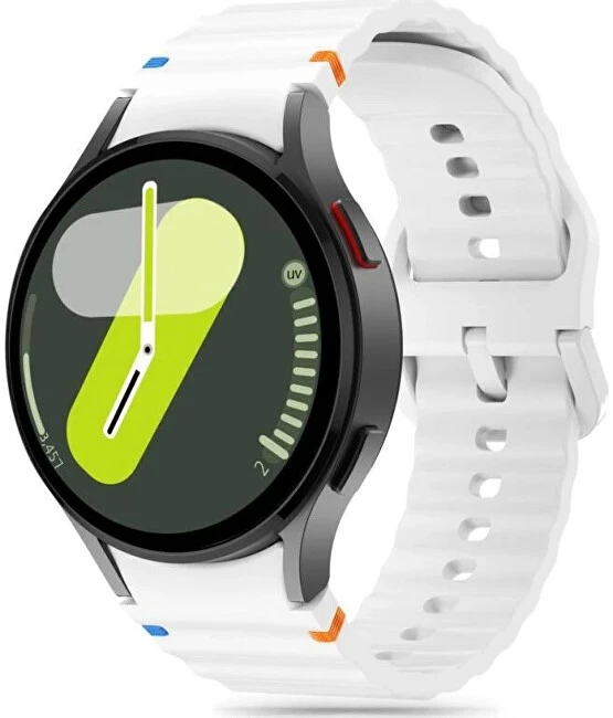 4Wrist Silikoninis dirželis, skirtas „Samsung Galaxy Watch 7“ – baltas