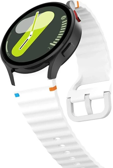 4Wrist Silikoninis dirželis, skirtas „Samsung Galaxy Watch 7“ – baltas