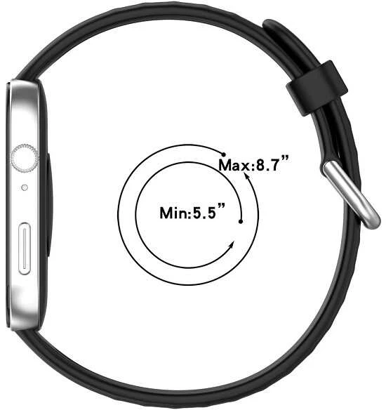 4Wrist Silikoninis dirželis, skirtas „Huawei Fit 3“ – baltas