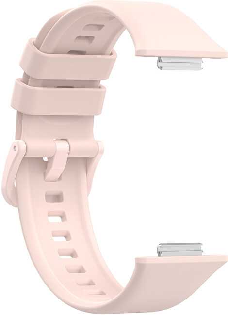 „4Wrist“ silikoninis dirželis, skirtas „Huawei Watch FIT 2 Active“ – šviesiai raudonai geltonas