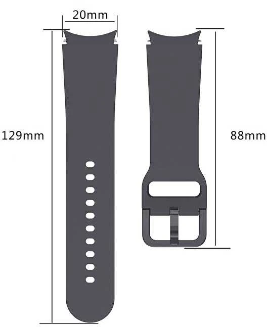 4Wrist Silikoninis dirželis, skirtas Samsung Galaxy Watch 6/5/4 - Rožinė Sand