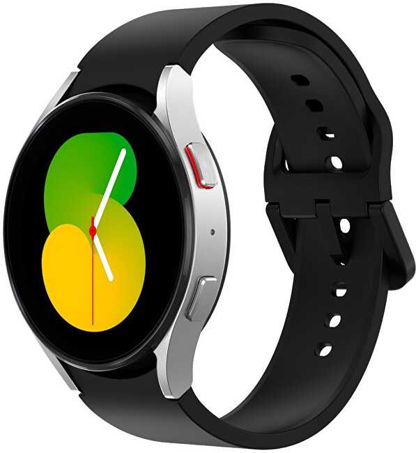 4Wrist Silikoninis dirželis, skirtas Samsung Galaxy Watch 6/5/4 – juodas