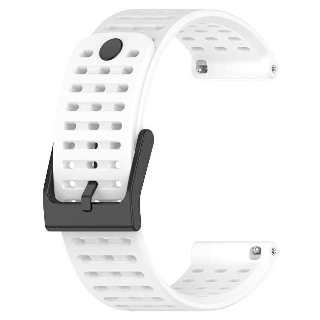 4Wrist Silicone strap for Suunto 22 mm - Baltas