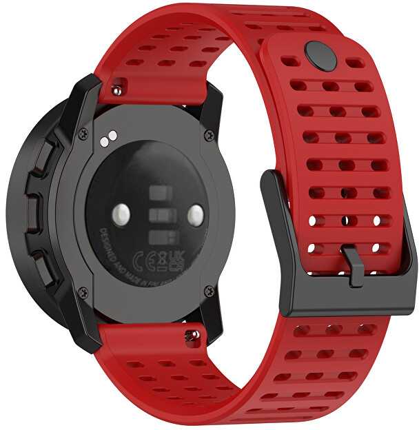 4Wrist Silikoninis dirželis, skirtas „Suunto 22 mm“ – raudonas
