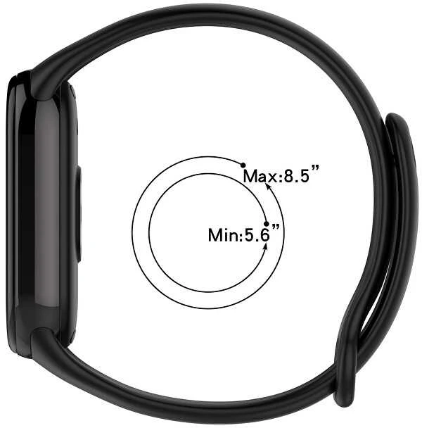4Wrist Silikoninis dirželis, skirtas „Xiaomi 9“ ir „8“ – baltas
