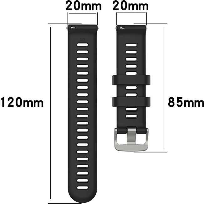 Strap for Garmin Forerunner - Juodas