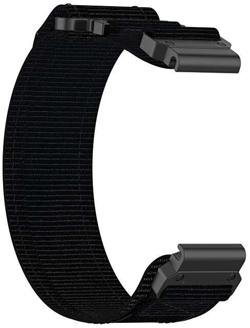 4Wrist Velcro dirželis, skirtas „Garmin“ 20 mm laikrodžiui – juodas